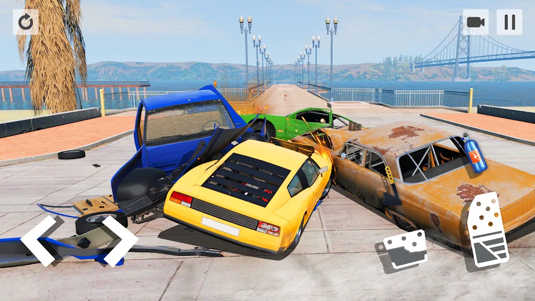 Car Crash Game [MOD: разблокированы все машины и трассы] Screenshot 3