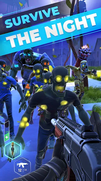 Zombie Horde: Heroes FPS &amp; RPG [MOD: безлимитные ресурсы и все герои] Screenshot 4