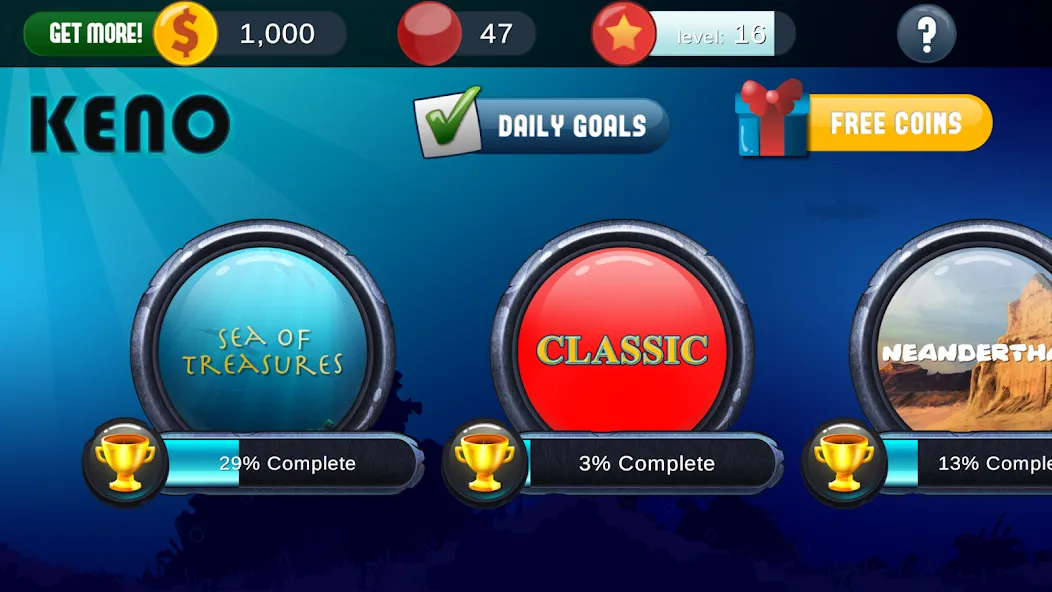A Keno Game [MOD: безлимитные монеты и выигрышные числа] Screenshot 2