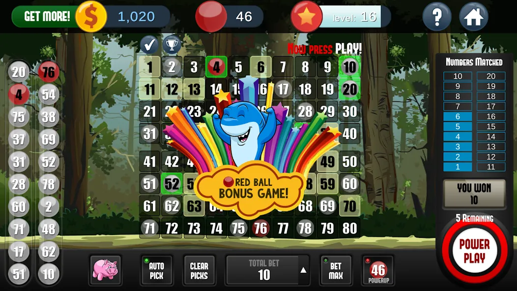 A Keno Game [MOD: безлимитные монеты и выигрышные числа] Screenshot 3