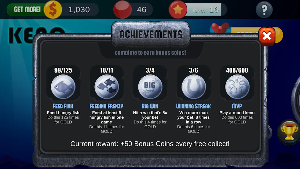 A Keno Game [MOD: безлимитные монеты и выигрышные числа] Screenshot 5