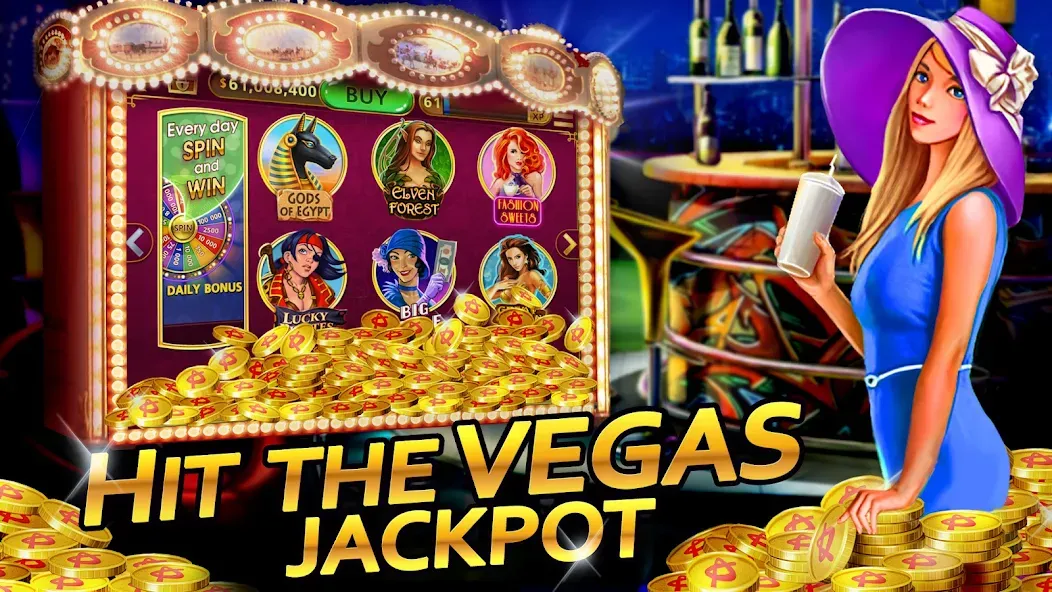 Vegas Casino - Slot Machines [MOD: безлимитные монеты и джекпоты] Screenshot 1