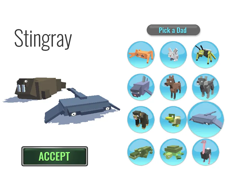 Hybrid Animals [MOD: безлимитные деньги и открыты все животные] Screenshot 5
