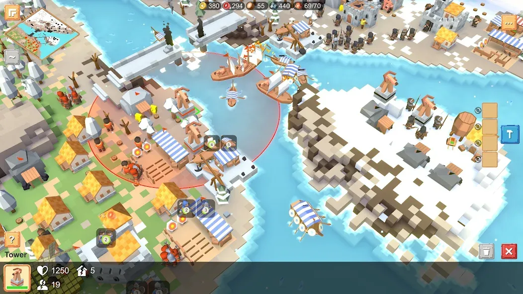 RTS Siege Up! - Medieval War [MOD: безлимитные ресурсы и открыты все уровни] Screenshot 3