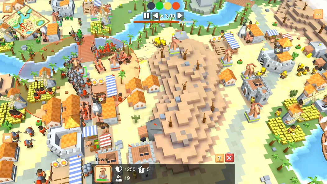 RTS Siege Up! - Medieval War [MOD: безлимитные ресурсы и открыты все уровни] Screenshot 5