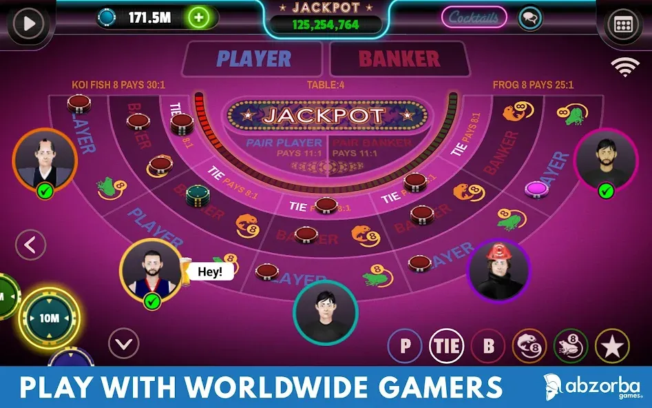 Baccarat [MOD: безлимитные фишки и выигрышные ставки] Screenshot 3
