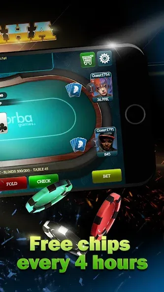 Live Poker Tables–Texas holdem [MOD: безлимитные фишки и все столы] Screenshot 4