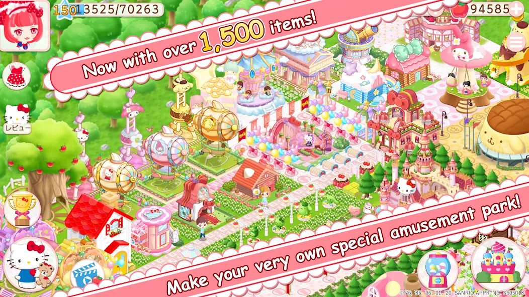 HelloKittyWorld2 Sanrio Kawaii [MOD: безлимитные монеты и открытые предметы] Screenshot 2