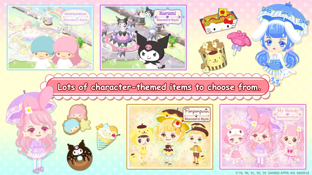 HelloKittyWorld2 Sanrio Kawaii [MOD: безлимитные монеты и открытые предметы] Screenshot 4