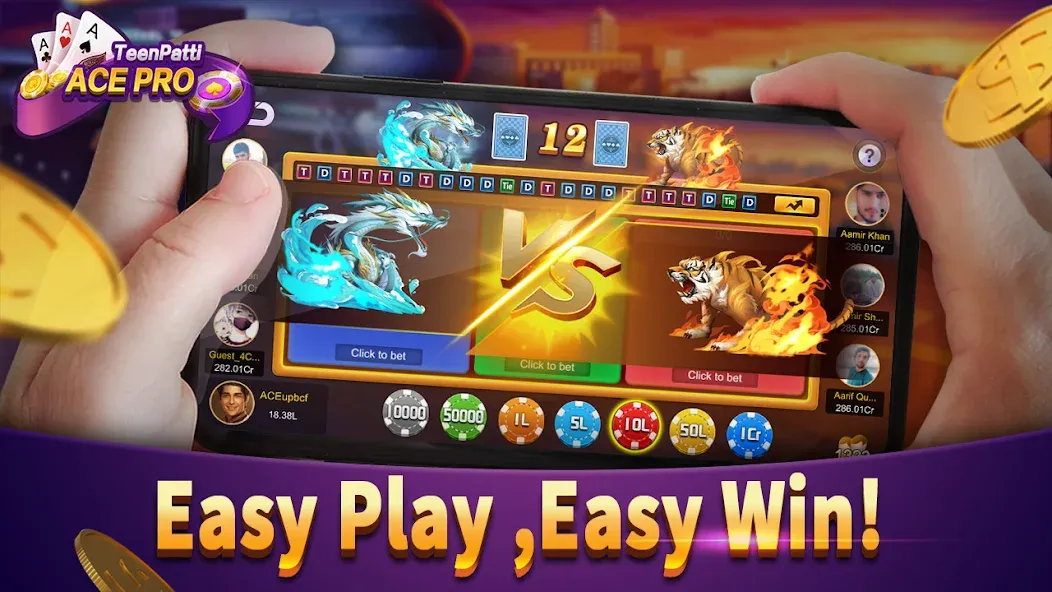 Teenpatti Ace Pro -poker,rummy [MOD: безлимитные фишки и карты] Screenshot 1