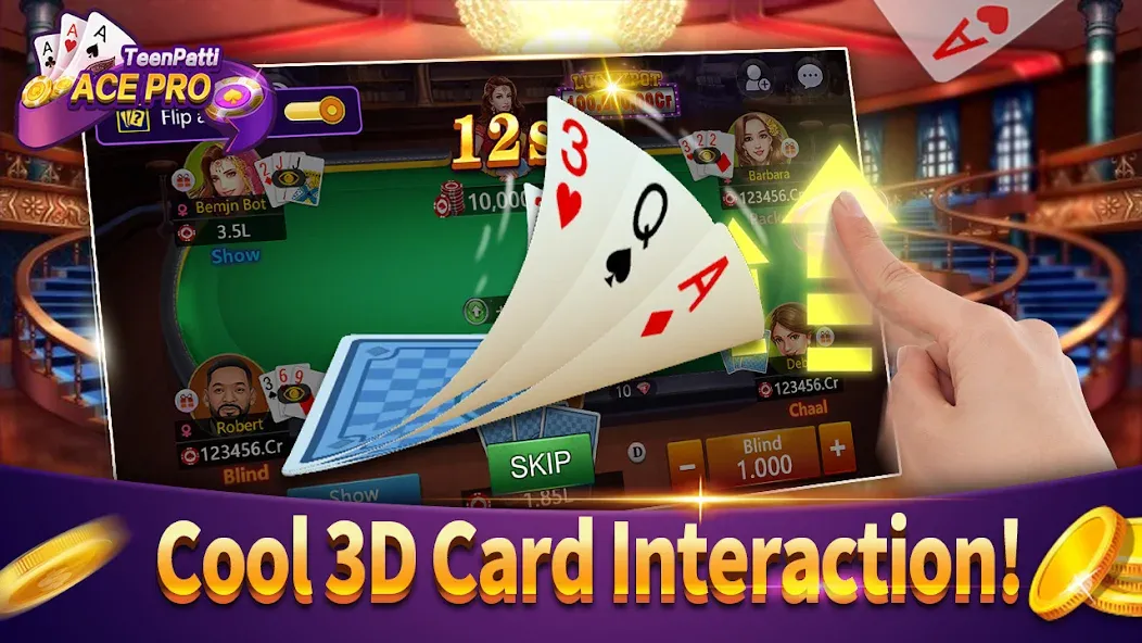 Teenpatti Ace Pro -poker,rummy [MOD: безлимитные фишки и карты] Screenshot 2