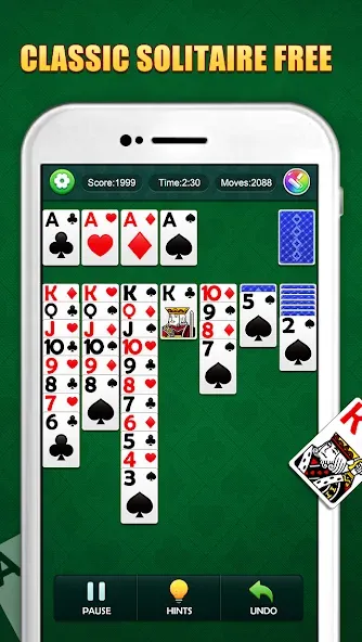 Solitaire Puzzle : Card Jigsaw [MOD: безлимитные подсказки и открыты все уровни] Screenshot 1