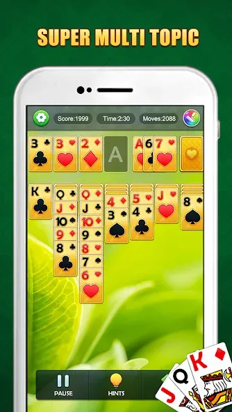 Solitaire Puzzle : Card Jigsaw [MOD: безлимитные подсказки и открыты все уровни] Screenshot 4