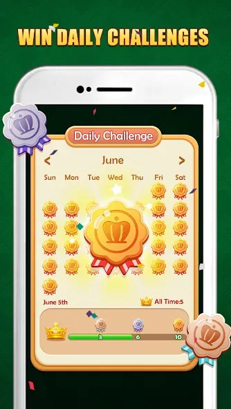 Solitaire Puzzle : Card Jigsaw [MOD: безлимитные подсказки и открыты все уровни] Screenshot 5