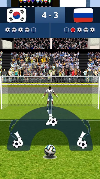 Final Shoot: Penalty-Shootout [MOD: безлимитные монеты и все команды] Screenshot 1