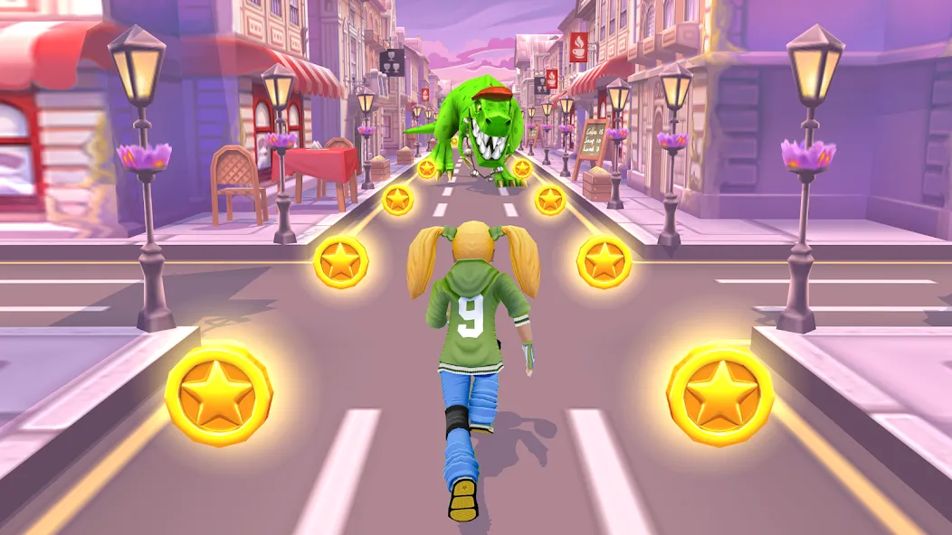 Angry Gran Run - Running Game [MOD: безлимитные монеты и ускорение бега] Screenshot 2
