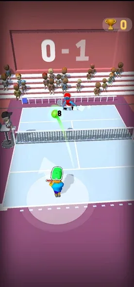 Deuce Hit! (Tennis] [MOD: безлимитные теннисные мячи и энергия] Screenshot 1