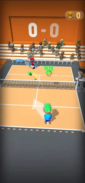 Deuce Hit! (Tennis] [MOD: безлимитные теннисные мячи и энергия] Screenshot 4