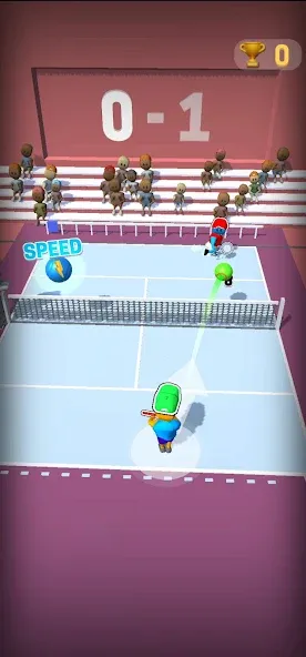 Deuce Hit! (Tennis] [MOD: безлимитные теннисные мячи и энергия] Screenshot 5