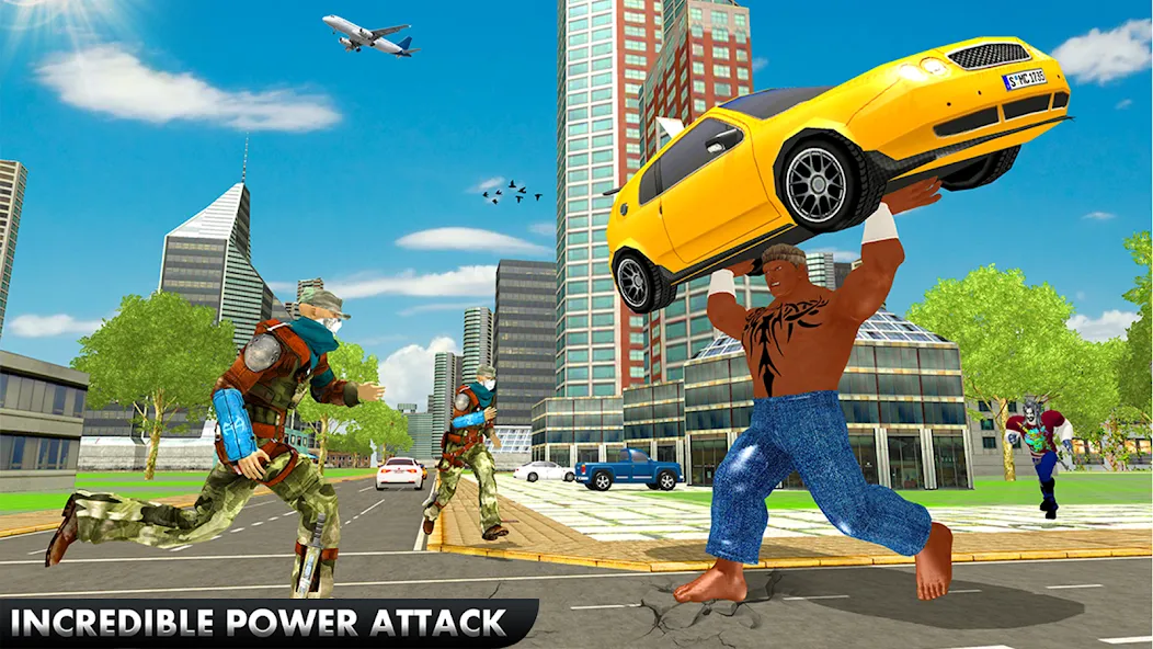 Black Monster Hero City Battle [MOD: безлимитное здоровье и мощные атаки] Screenshot 3