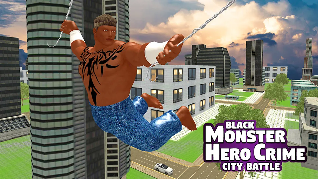 Black Monster Hero City Battle [MOD: безлимитное здоровье и мощные атаки] Screenshot 4