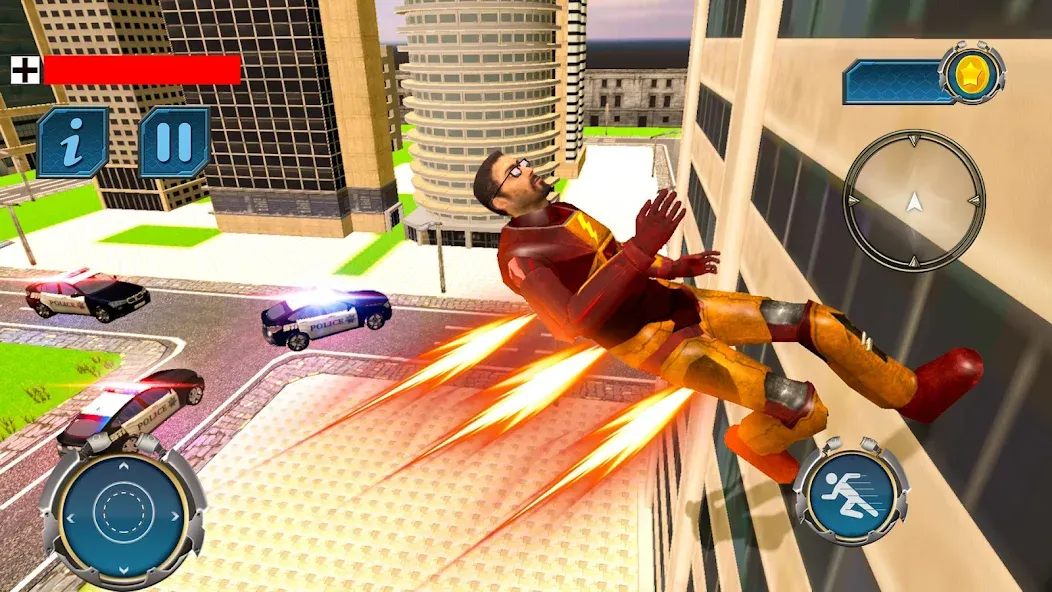 Light Superhero Speed Hero [MOD: суперскорость и все уровни открыты] Screenshot 1