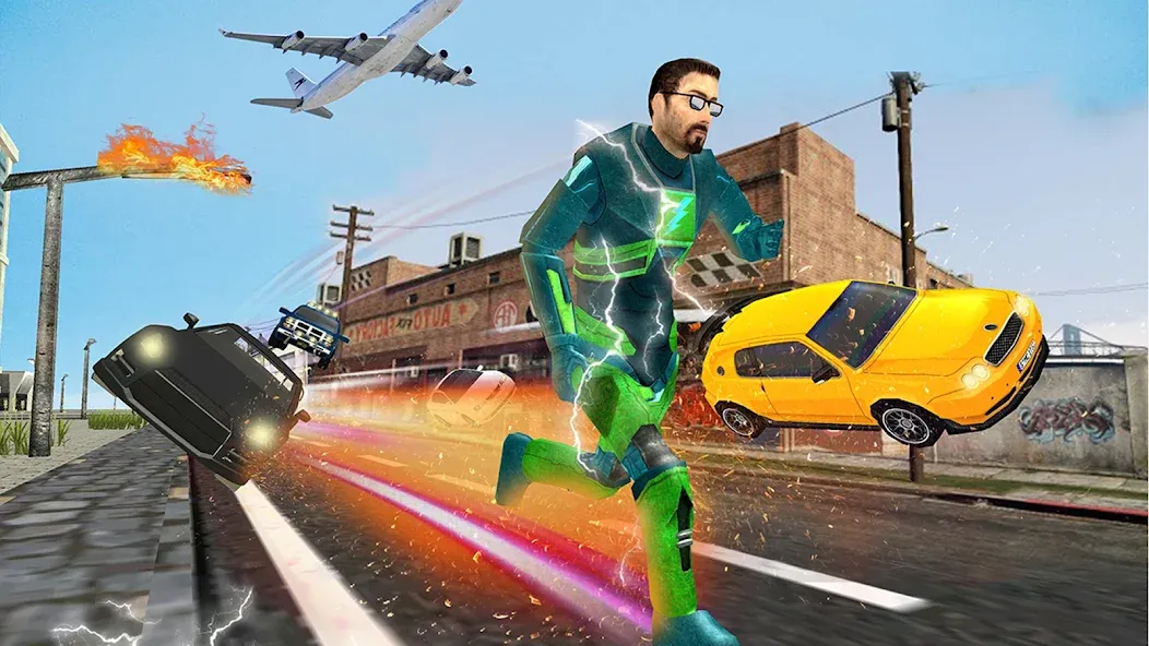 Light Superhero Speed Hero [MOD: суперскорость и все уровни открыты] Screenshot 2