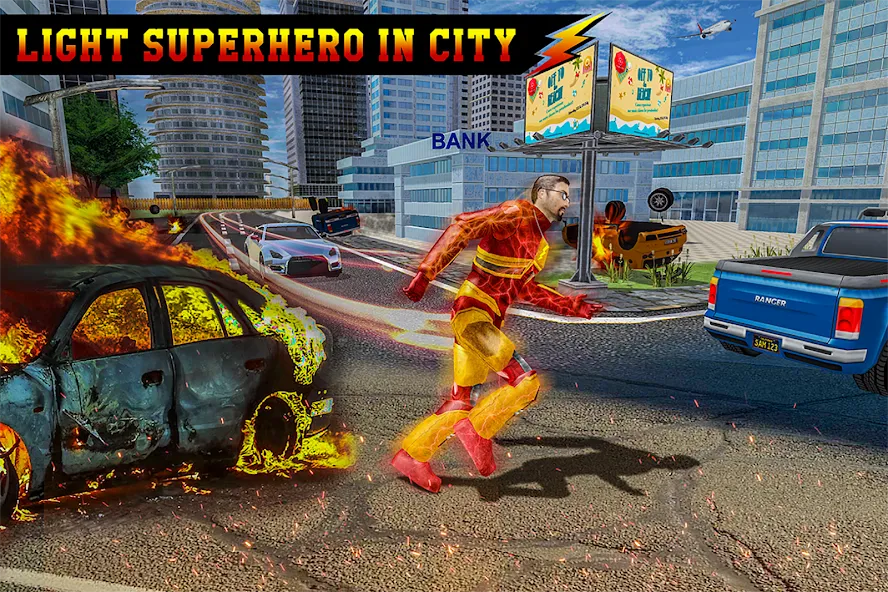Light Superhero Speed Hero [MOD: суперскорость и все уровни открыты] Screenshot 3
