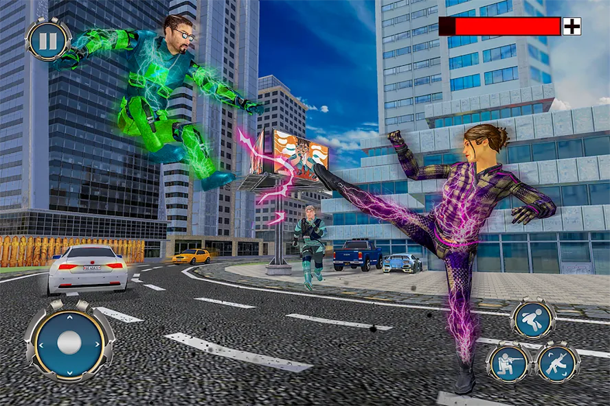 Light Superhero Speed Hero [MOD: суперскорость и все уровни открыты] Screenshot 4