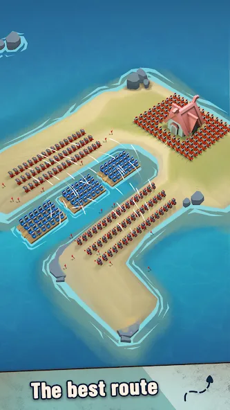 Island War [MOD: безлимитные ресурсы и ускоренное строительство] Screenshot 3
