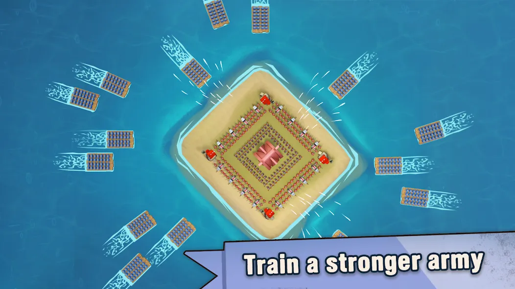 Island War [MOD: безлимитные ресурсы и ускоренное строительство] Screenshot 4