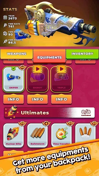 Weapon Craft Run [MOD: безлимитные деньги и оружие] Screenshot 3