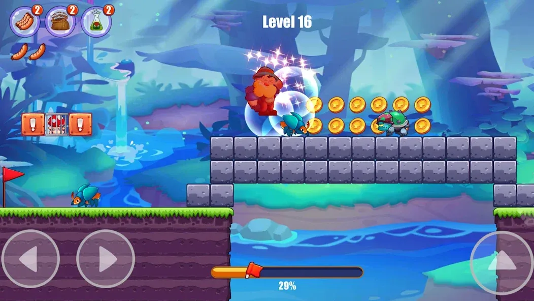 Miner's World: Super Run Game [MOD: безлимитные монеты и открытые уровни] Screenshot 1