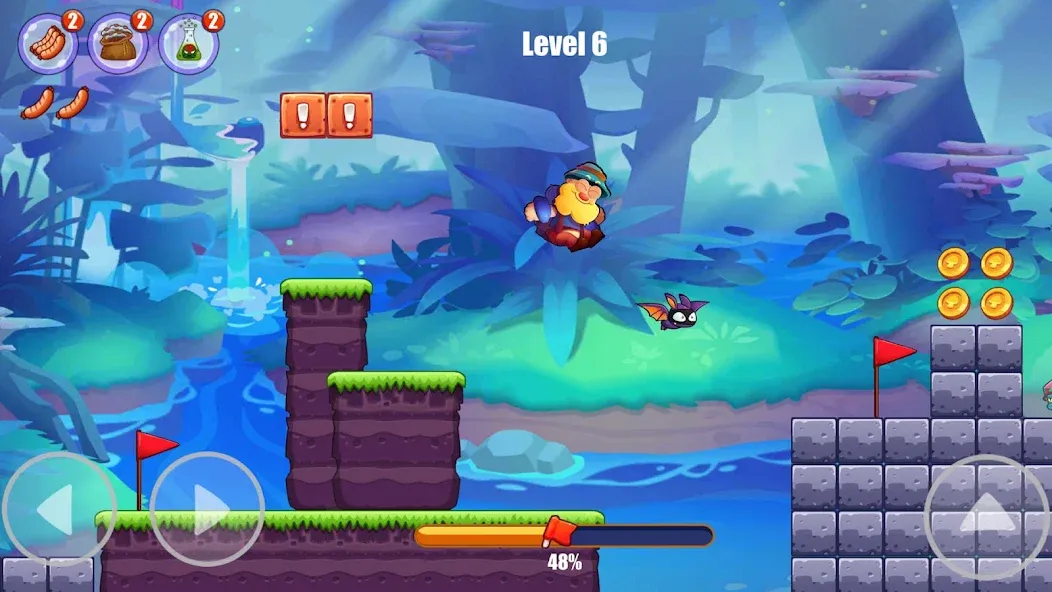 Miner's World: Super Run Game [MOD: безлимитные монеты и открытые уровни] Screenshot 2