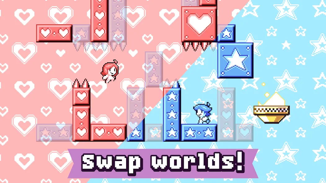 Heart Star [MOD: новые уровни и бесконечные жизни] Screenshot 1