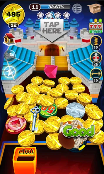 AE Coin Mania : Arcade Fun [MOD: безлимитные монеты и открытые бонусы] Screenshot 3