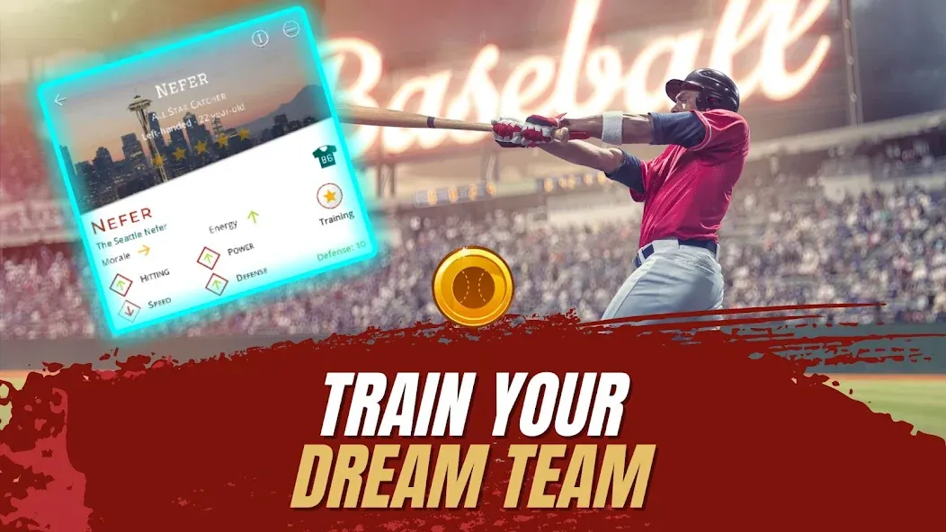 Astonishing Baseball Manager [MOD: безлимитные деньги и все функции] Screenshot 3