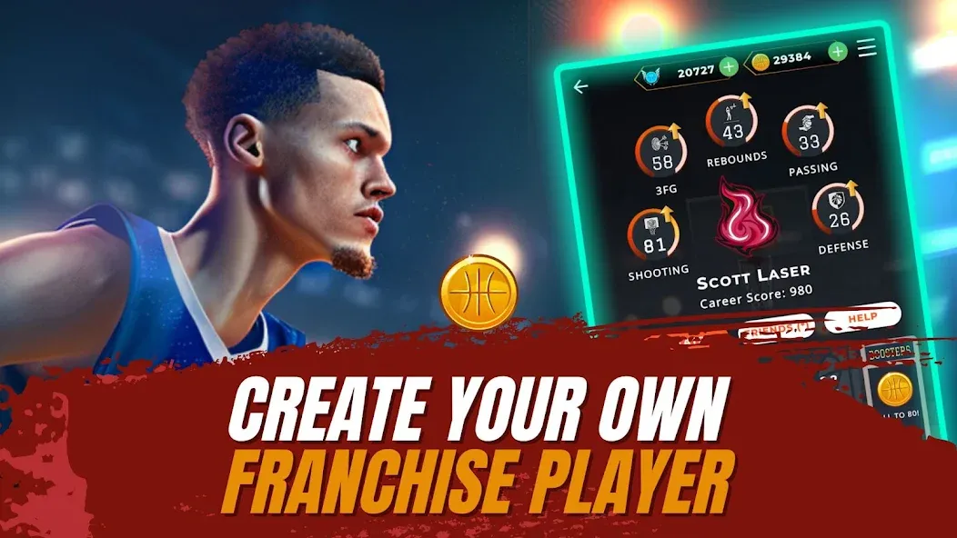 Astonishing Basketball Manager [MOD: безлимитные деньги и ресурсы] Screenshot 2