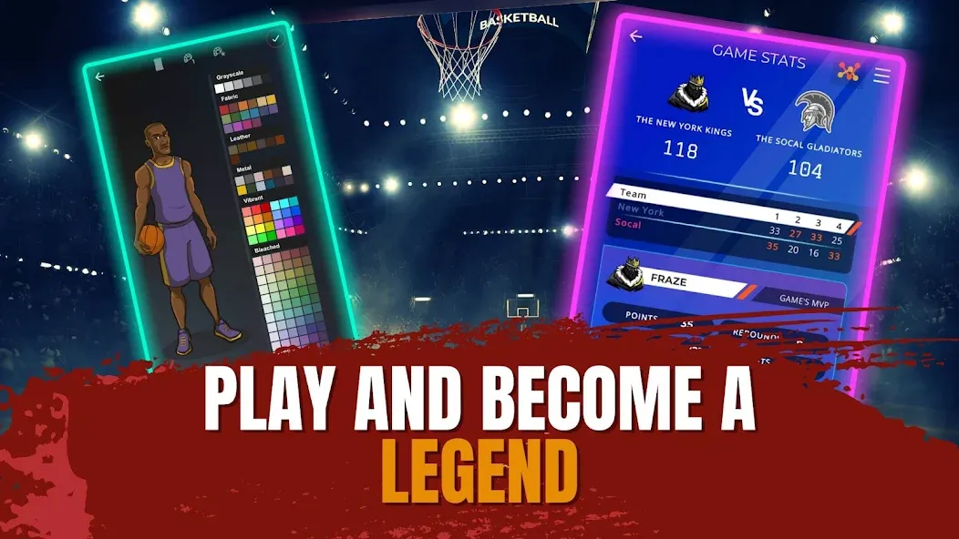 Astonishing Basketball Manager [MOD: безлимитные деньги и ресурсы] Screenshot 5