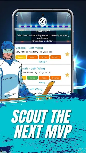 Astonishing Hockey Manager [MOD: безлимитные деньги и ресурсы] Screenshot 4