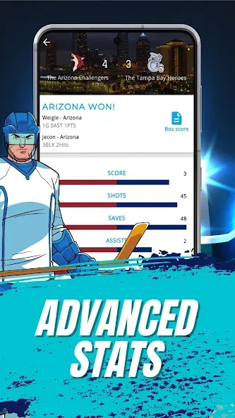 Astonishing Hockey Manager [MOD: безлимитные деньги и ресурсы] Screenshot 5