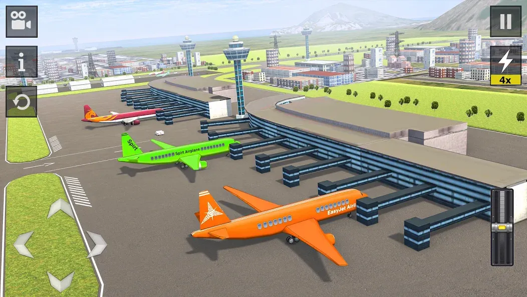 Flight Simulator - Plane Games [MOD: безлимитное топливо и все самолёты] Screenshot 1