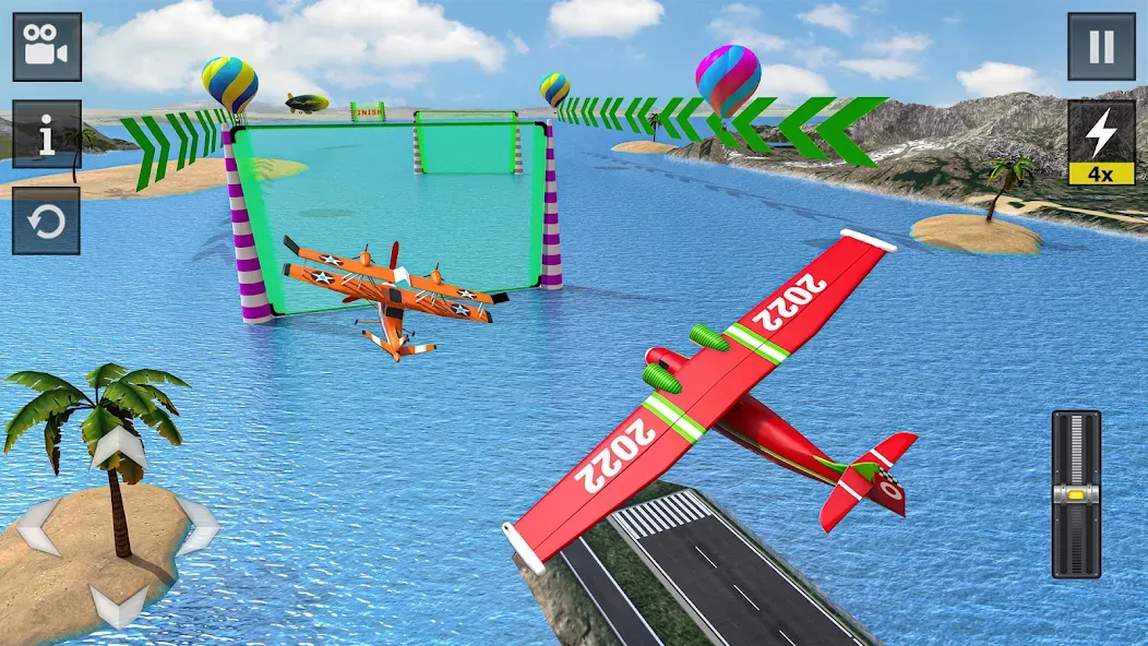 Flight Simulator - Plane Games [MOD: безлимитное топливо и все самолёты] Screenshot 3