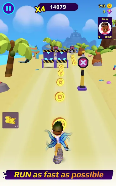 PKXD Runner [MOD: безлимитные монеты и открыты скины] Screenshot 1