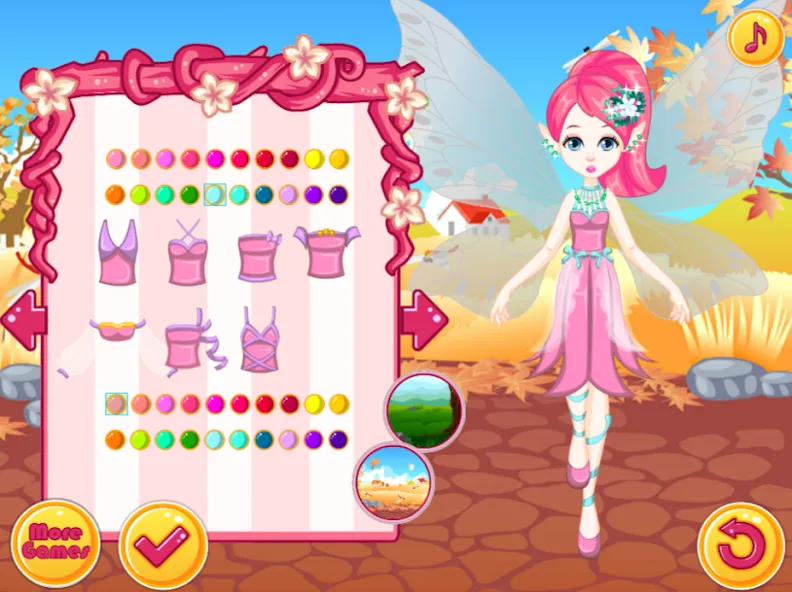 Fairy Dress Up - Girls Games [MOD: все наряды и аксессуары открыты] Screenshot 2