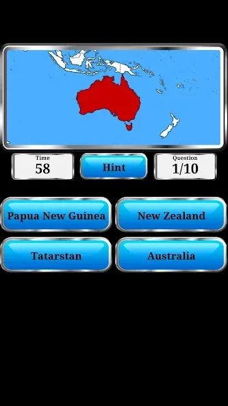 World Geography - Quiz Game [MOD: все страны и столицы открыты] Screenshot 2