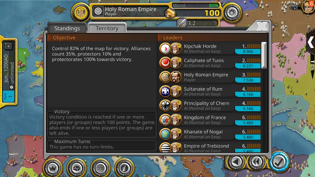 Age of Conquest IV [MOD: безлимитные ресурсы и открытые территории] Screenshot 4