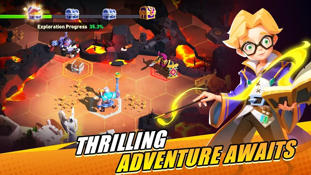 Valor Legends: Idle RPG [MOD: безлимитные ресурсы и герои] Screenshot 5
