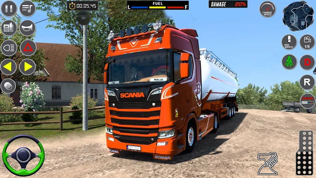 Oil Tanker Transport Simulator [MOD: безлимитные деньги и топливо] Screenshot 2