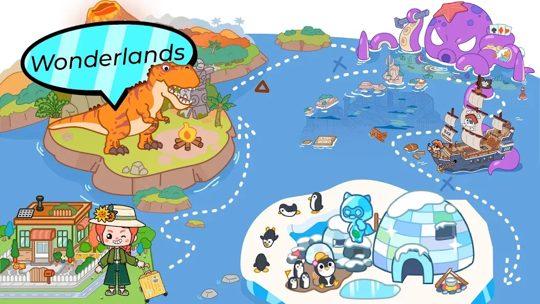 Aha World: Baby Care [MOD: разблокированы все предметы и локации] Screenshot 5
